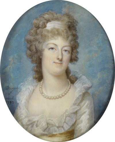 Porträt von Marie Antoinette von Francois Dumont